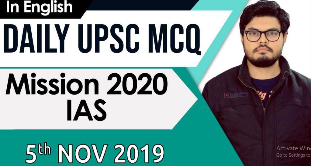 Daily UPSC 5th November 2019