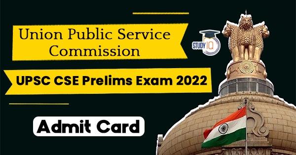 UPSC admit card