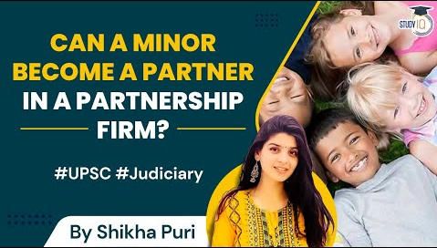 can a minor become partener in firm