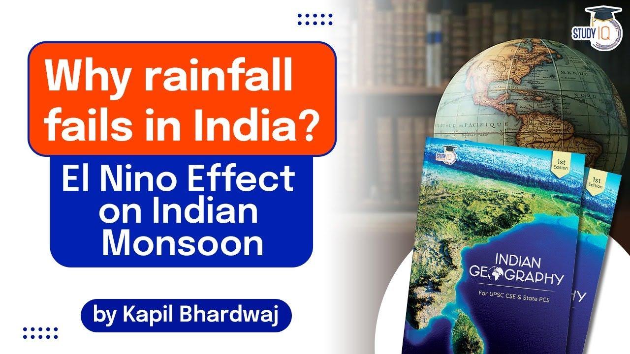 el nino effect in indian monsoon