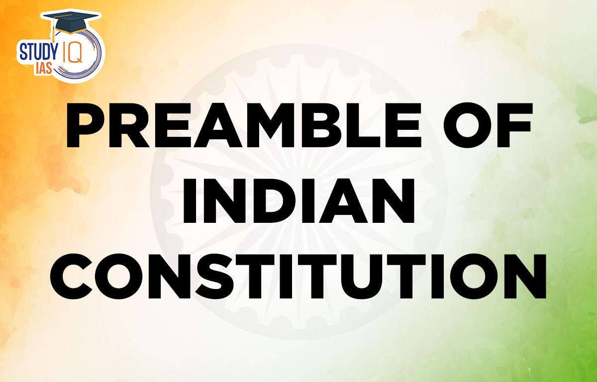 Preamble of Indian Constitution