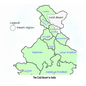 Deserts of India Map, Features of Thar Desert & Cold Desert of India_5.1