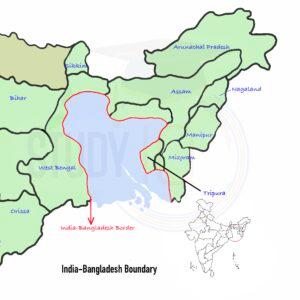 India and Bangladesh Border