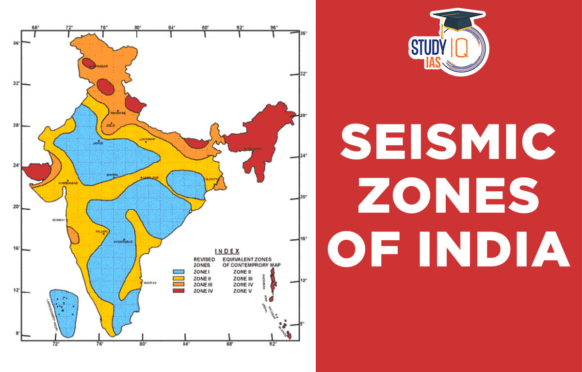 Seismic Zones Of India Map Types Of Seismic Zones 3322