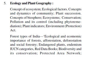 UPSC Botany Syllabus For IAS Mains 2023, Download Paper 1 & 2 PDF_10.1