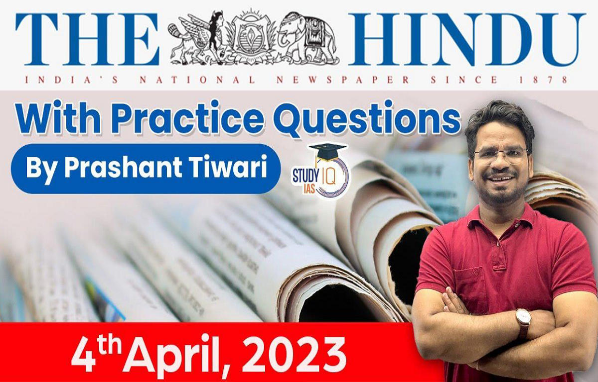 The Hindu Newspaper 4 April