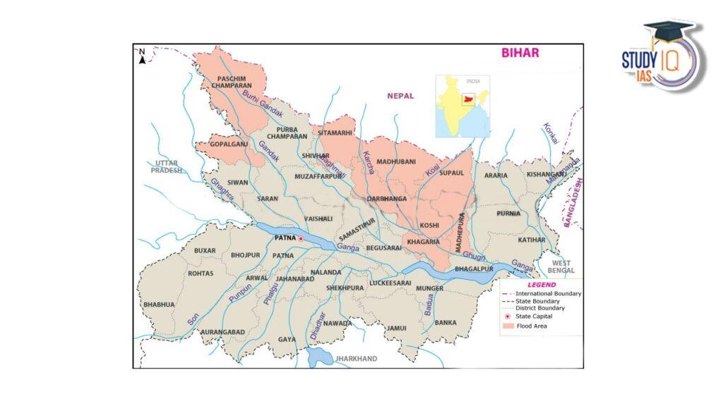 Drainage System of Bihar, List of Rivers, Lakes, Waterfalls_6.1