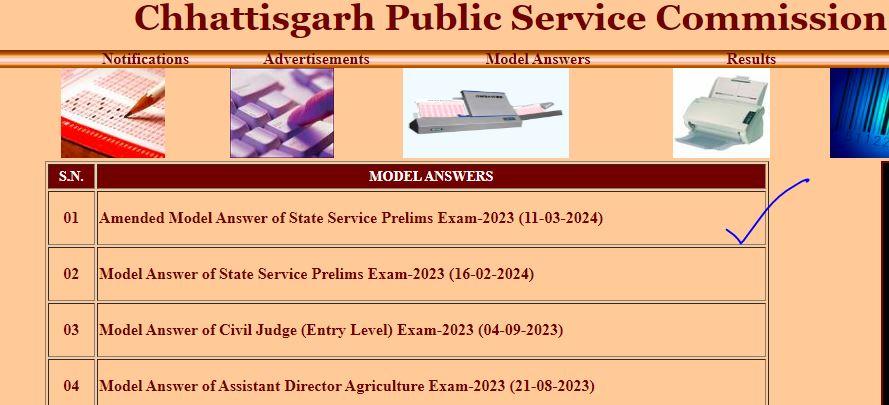 CGPSC SSE Prelims Final Answer Key 2024 Out, Check Direct Link_7.1