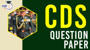 CDS 2 Question Paper 2024, Download Math, English and GK Paper PDF