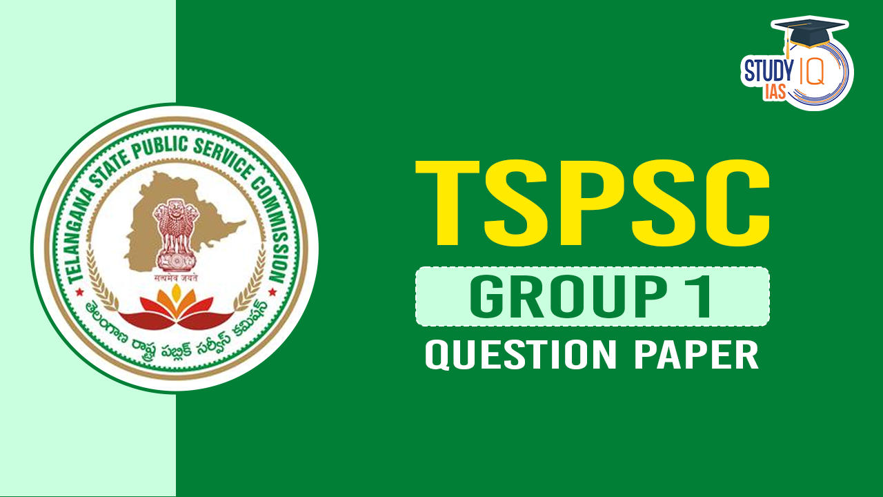 TSPSC Group 1 Question paper