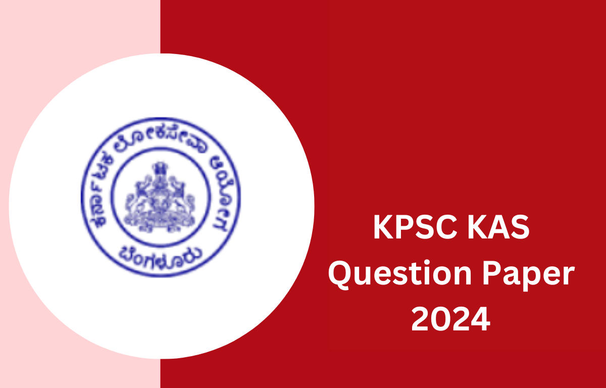 KPSC KAS Question Paper 2024