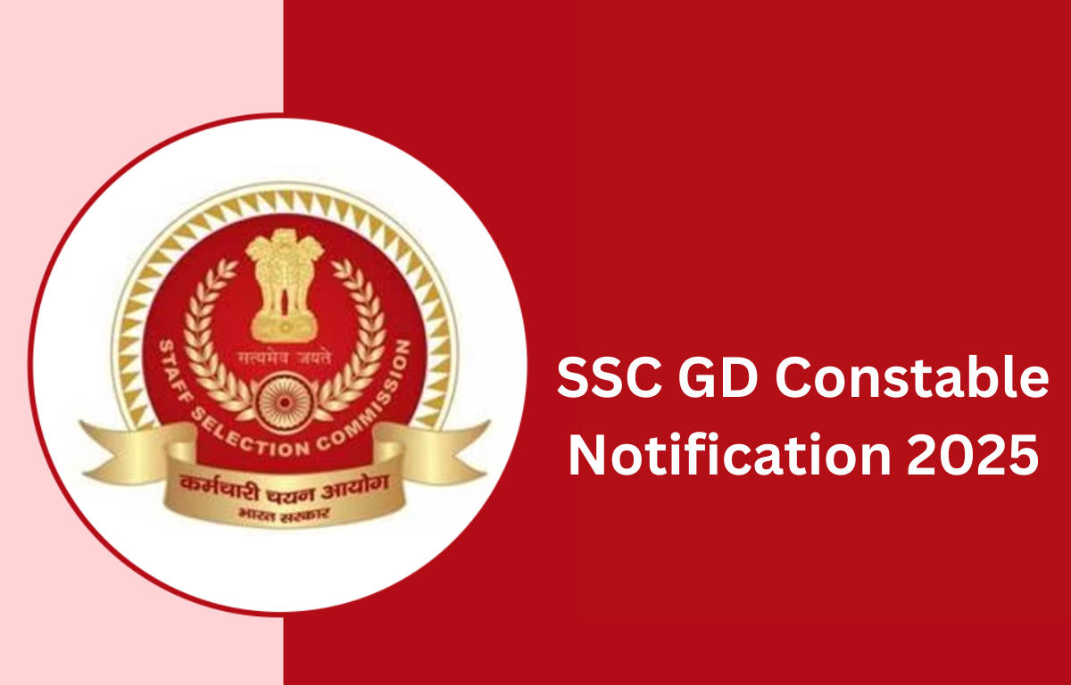 SSC GD Constable Notification 2025