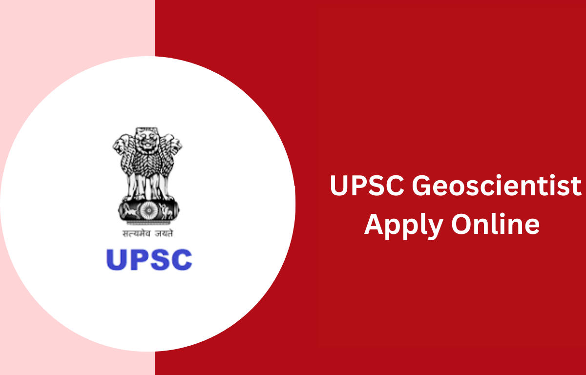 upsc geoscientist apply online