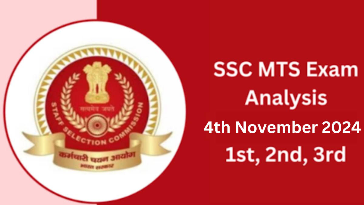 SSC MTS Exam Analysis 4th November