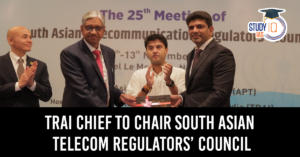 TRAI chief to chair South Asian Telecom Regulators’ Council