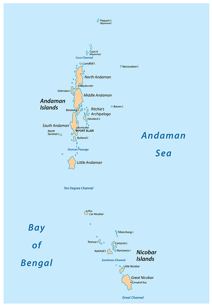 Andaman And Nicobar Islands - WorldAtlas
